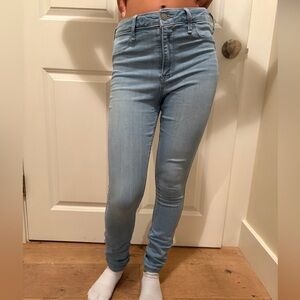 Hollister Blue Straight Leg Pants